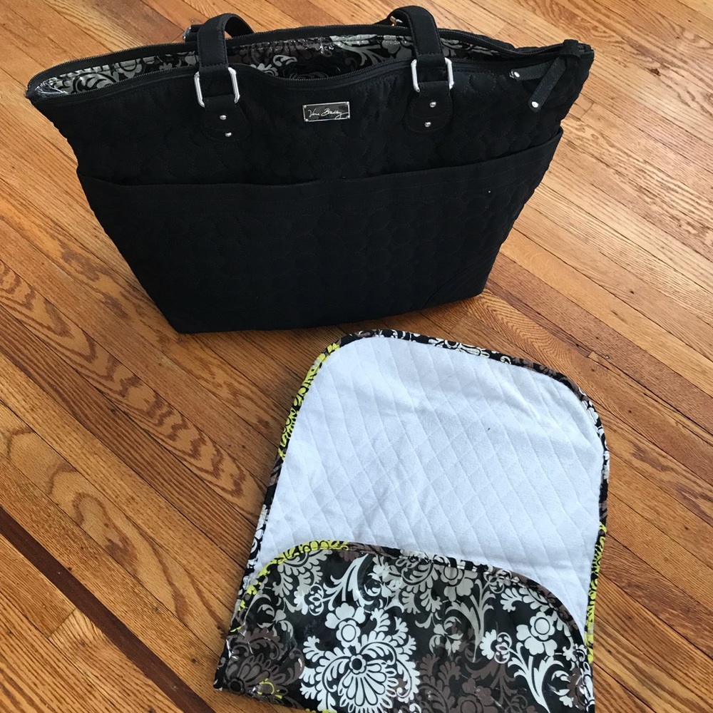 Vera Bradley Microfiber Diaper Bag - Baroque